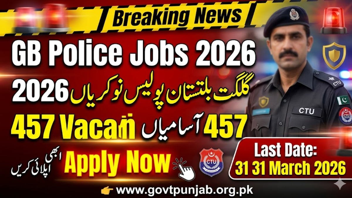 GB Police Jobs 2026 Apply Online - gbts.pmrugb.gov.pk