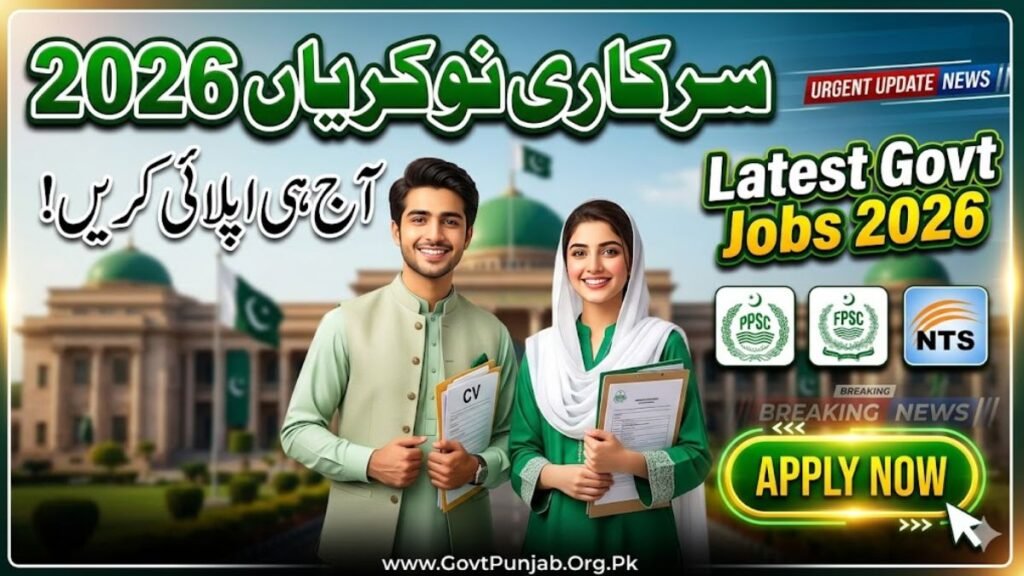 Government Jobs in Pakistan 2026 – Latest Verified Vacancies