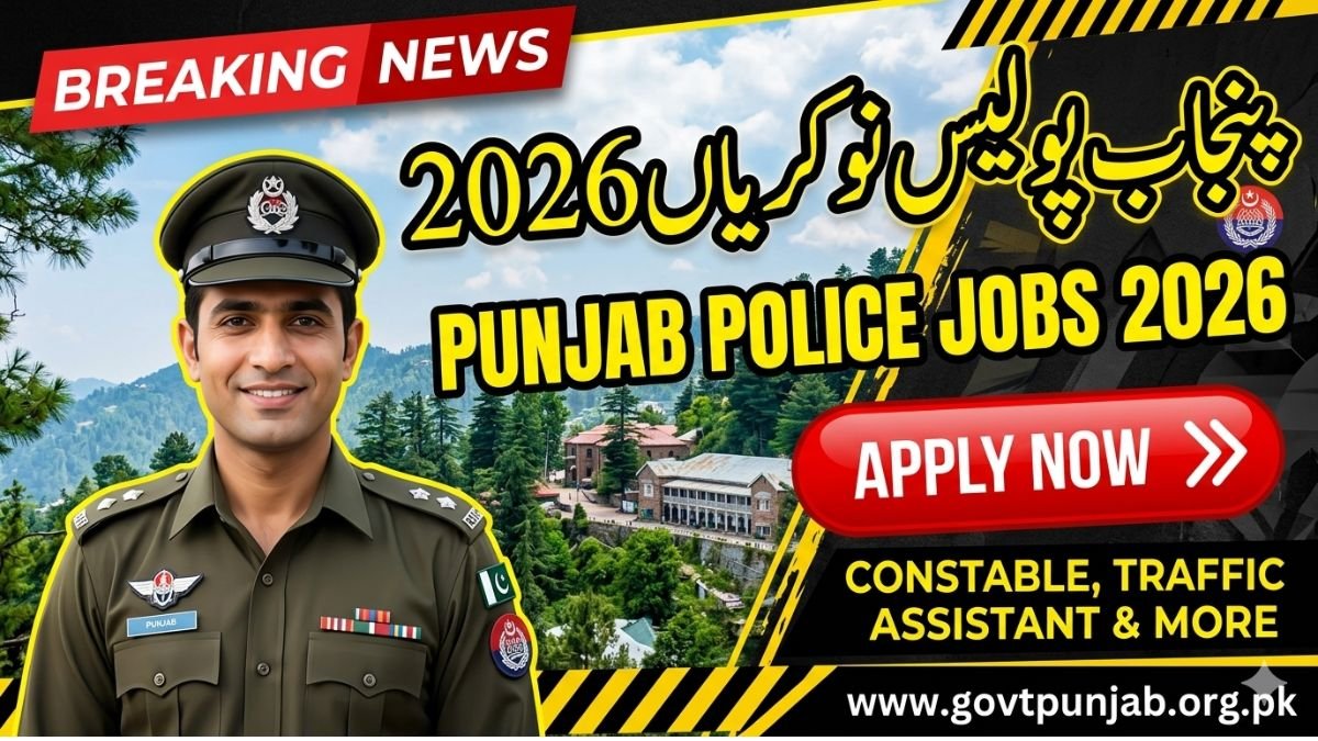 Punjab Police Jobs 2026 Apply Online