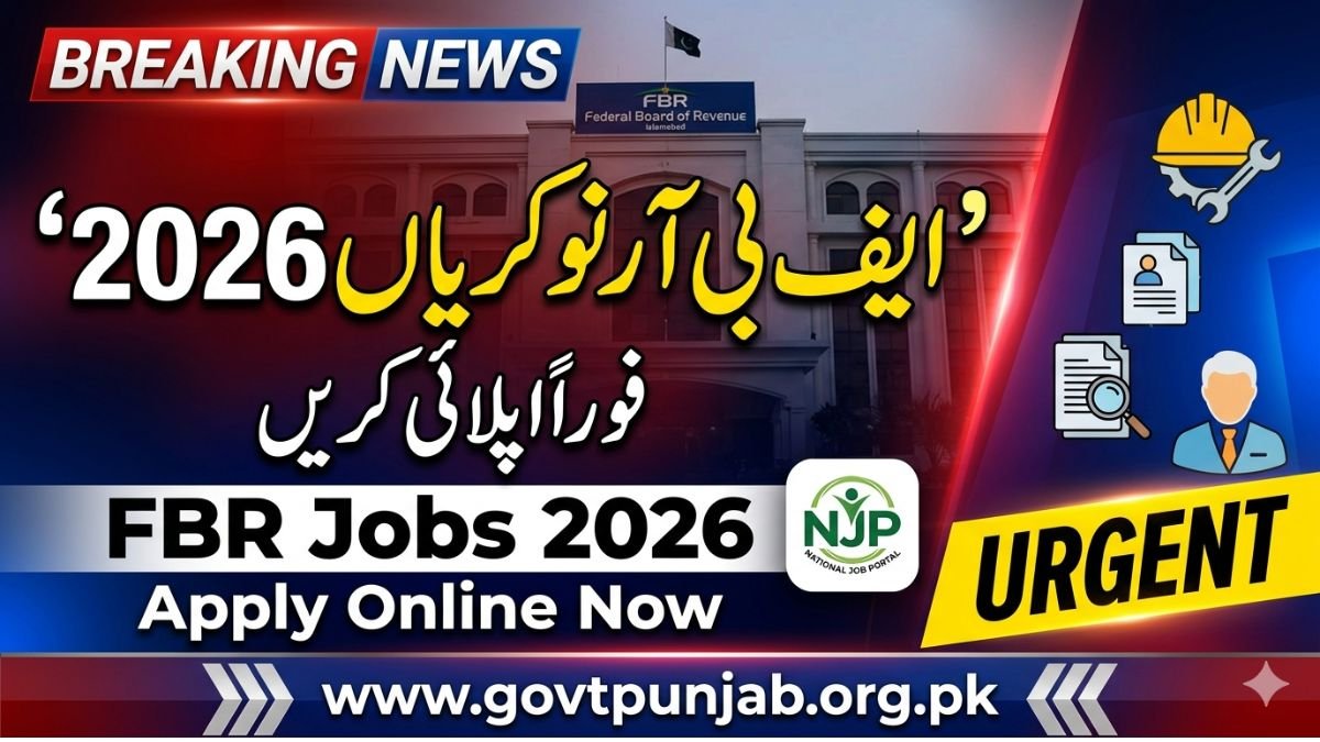 FBR Jobs 2026 Apply Online