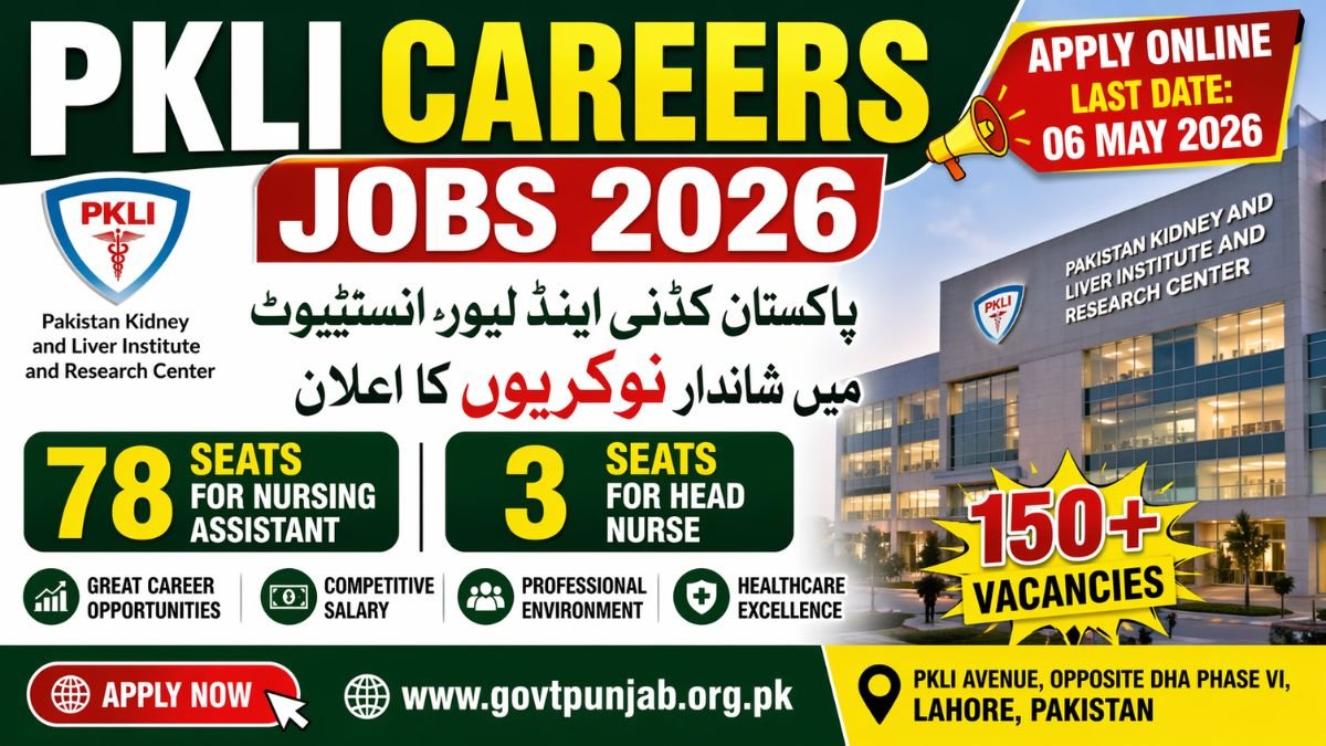 PKLI Lahore Careers Jobs 2026 Online Apply