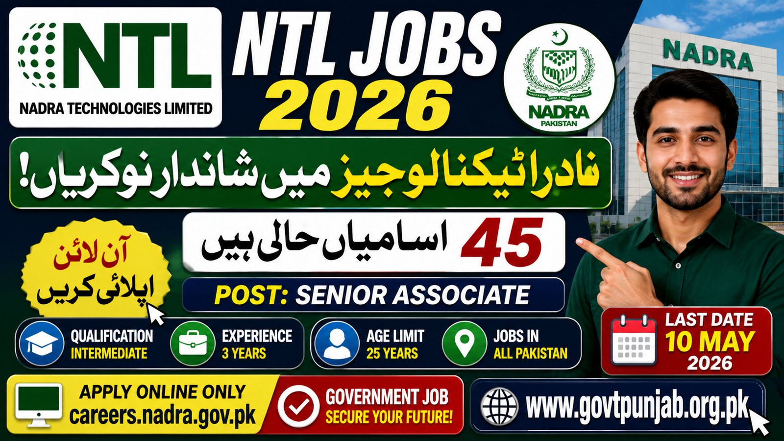 NTL Jobs 2026 Apply Online Nadra Technologies Limited