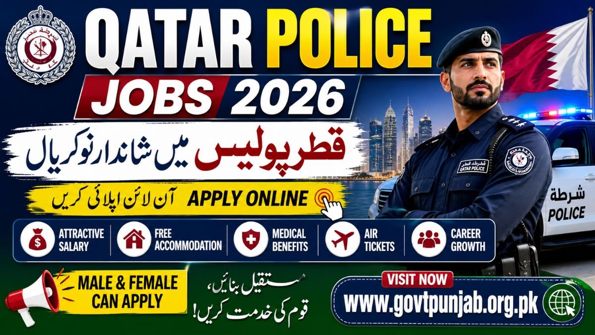 Qatar Police Jobs 2026 For Pakistani Apply Online