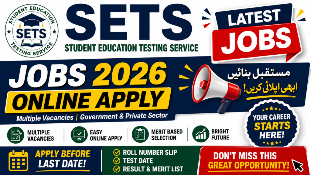SETS Jobs 2026 Online Apply